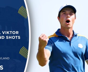 13 AMAZING Viktor Hovland Golf Shots | Ryder Cup