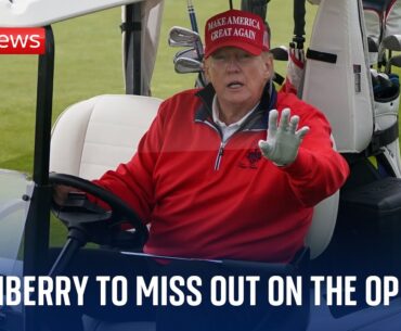 The Open will not take place at Trump's Turnberry golf course