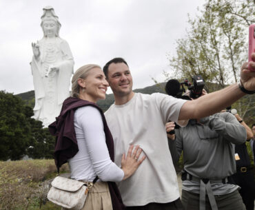 Global golf players visit Tsz Shan Monastery ahead of LIV Golf