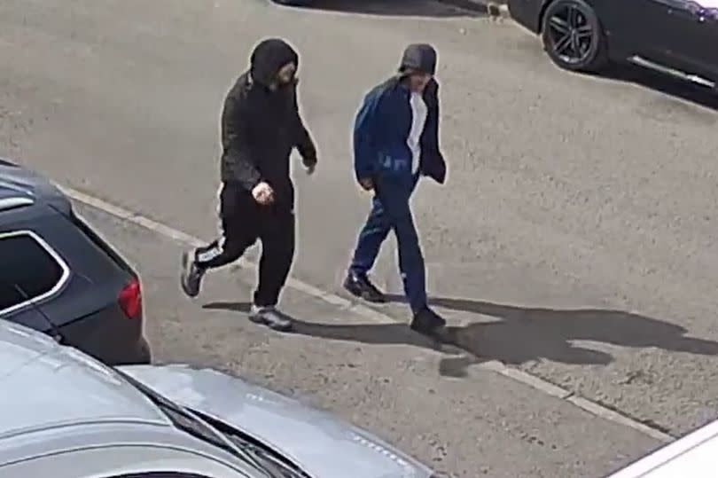 Callum Talbot and Dylan Maskery Hurd dumped the stolen VW Golf R in a car park off Terrace Street, Brierley Hill, near Dudley. and walk away