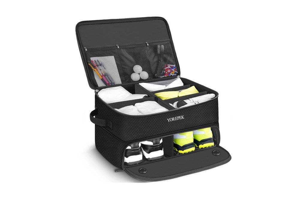 YOREPEK 2 Layer Golf Trunk Organizer
