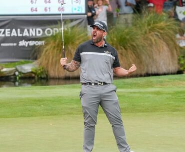 New Zealand Open: Aussie former gang member Ryan Peake claims title