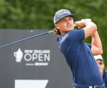 Australian leads NZ Open golf with NZers tied for eighth
