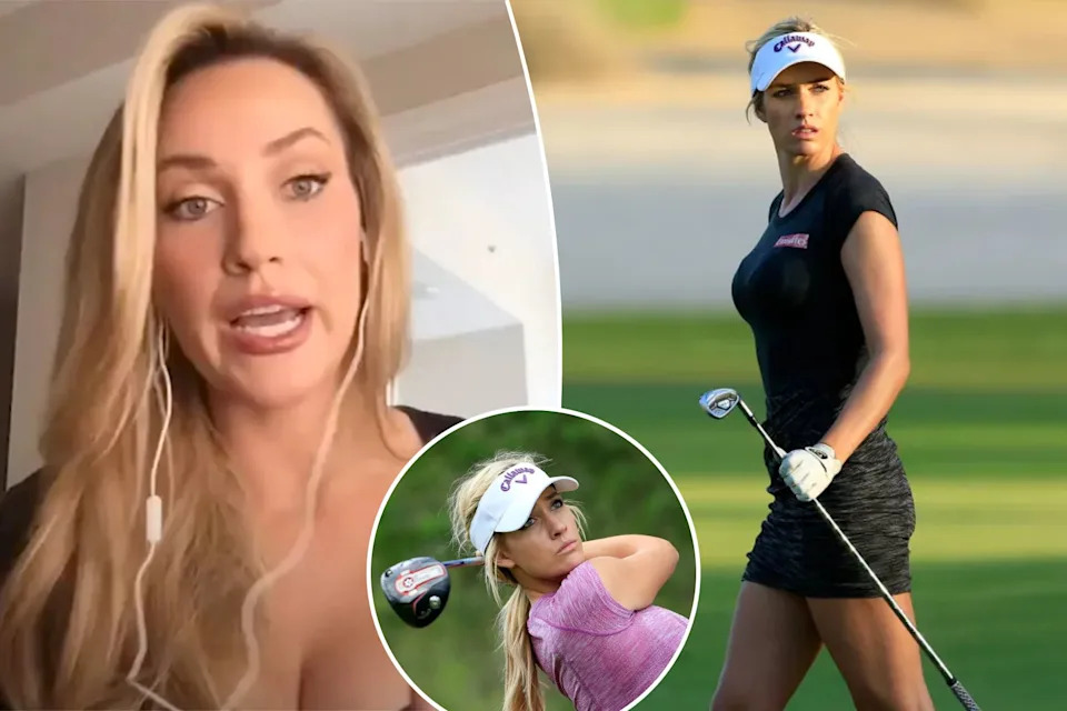 Paige Spiranac looked back on her pro debut at the 2015 Dubai Ladies Masters and it brought back 