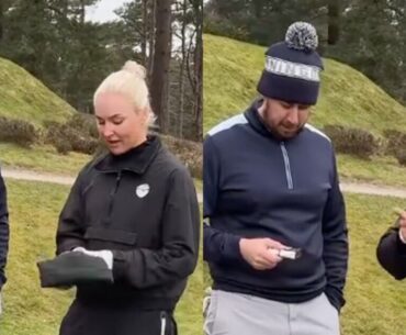 Golf superstar makes £10,000 bet on the course and hands cigarettes to playing partner | Golf | Sport