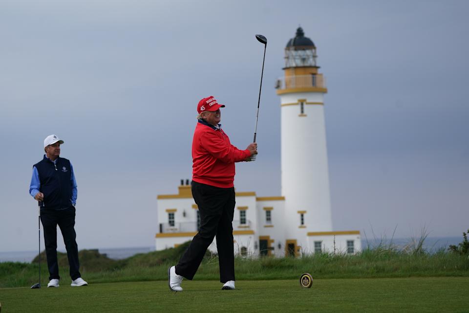 President Donald Trump's Turnberry course won't host an Open soon. (Andrew Milligan/PA Images via Getty Images)