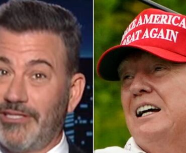Jimmy Kimmel Takes A Swing At Trump's 'Preposterous' Golf Championship Boast