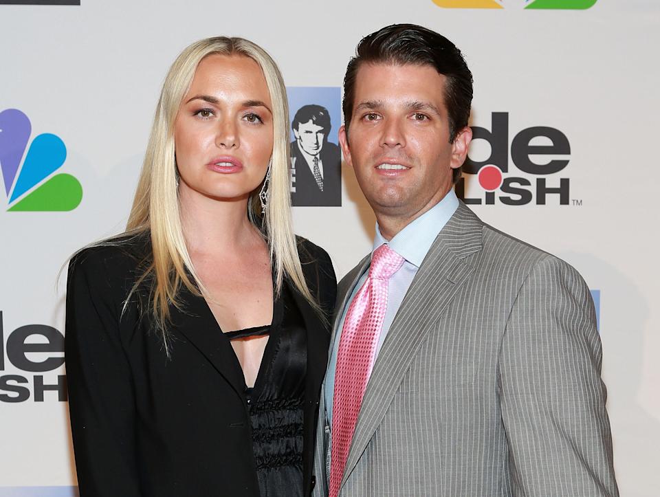 NEW YORK, NY - MAY 19: Vanessa Trump (L) and Donald Trump Jr. attend "All Star Celebrity Apprentice" Finale at Cipriani 42nd Street on May 19, 2013 in New York City. (Photo by Robin Marchant/Getty Images)