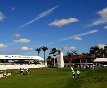 Rye grass can make a course play too soft, as seen at PGA National