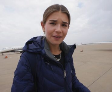 Kai Trump revealed that she usually flies commercial before taking a private flight to Las Vegas