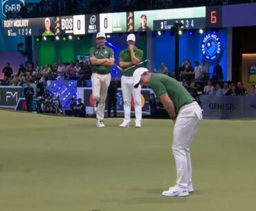 Rory McIlroy was mercilessly mocked by a rival TGL team after missing a short putt