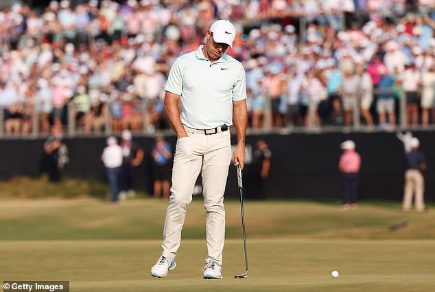 'Didn't know we were playing Pinehurst...' the team wrote, referencing his US Open meltdown
