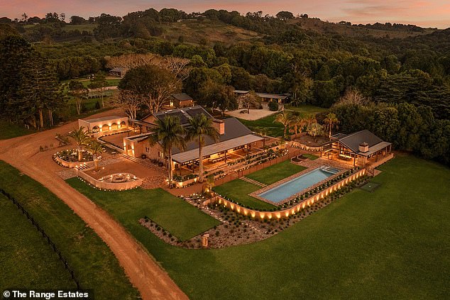 Among the top digs in the Byron region currently for sale is the lavish Copperstone compound listed for $35million. Pictured