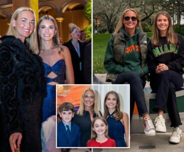 Kai Trump poses with her mother Vanessa in rare photos