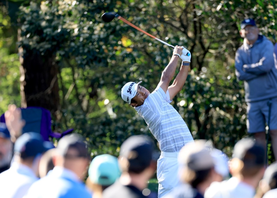 PONTE VEDRA BEACH, FLORIDA - MARCH 13: Hideki Matsuyama of Japan plays his tee shot on the 15th hole during the first round of THE PLAYERS Championship 2025 at TPC Sawgrass on March 13, 2025 in Ponte Vedra Beach, Florida. (Photo by David Cannon/Getty Images)