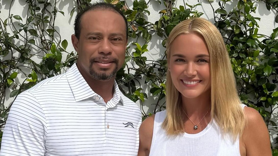 Tiger Woods and his wife.
