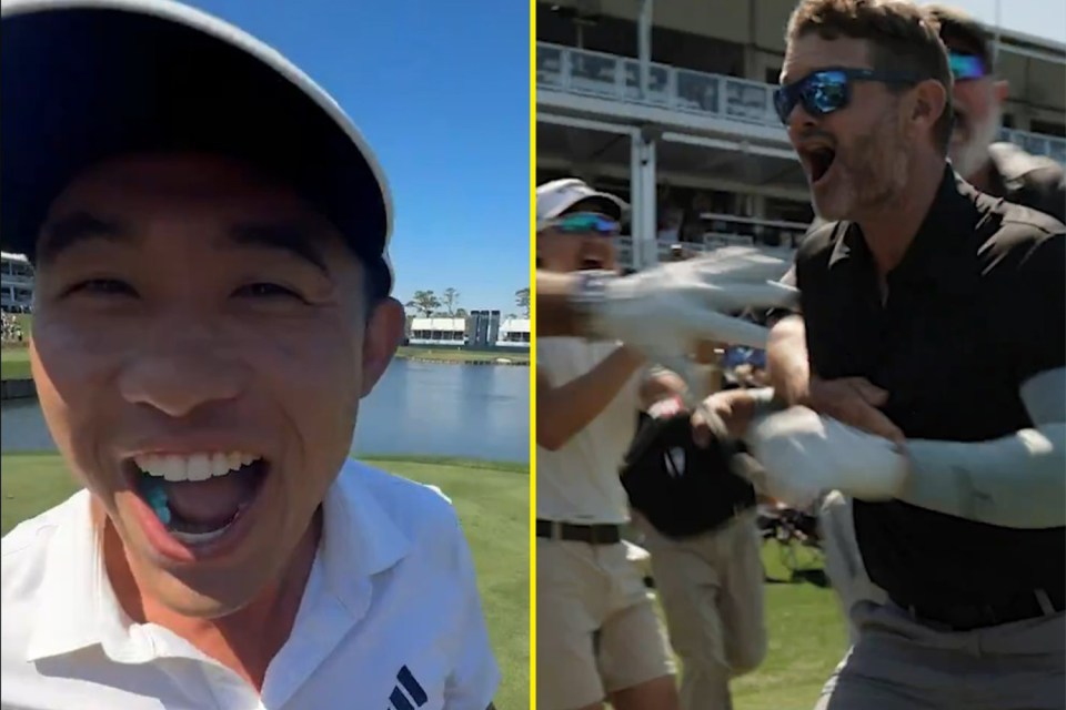 There were electric scenes at the 17th hole at TPC Sawgrass on Wednesday