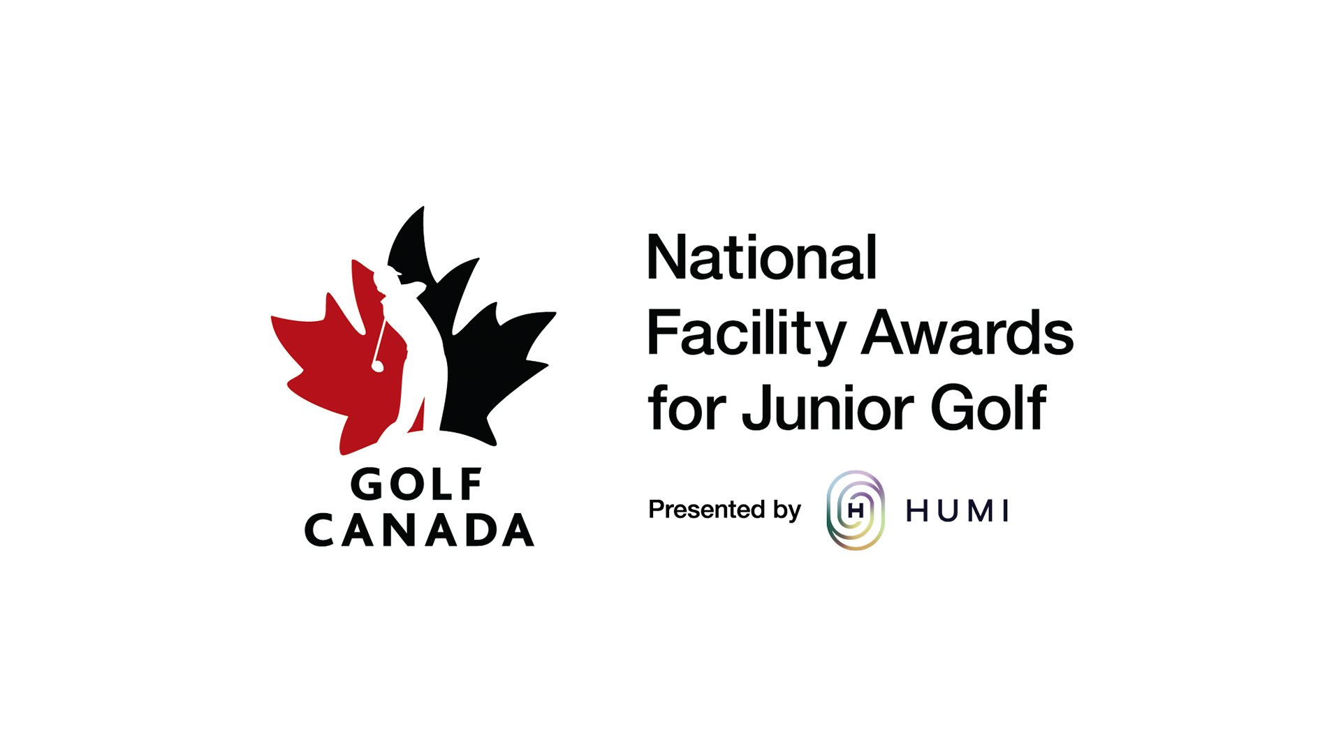 Golf Canada announces winners of the 2024 National Facility Awards for Junior Golf presented by Humi National Facility Awards x Humi Lockup Logo