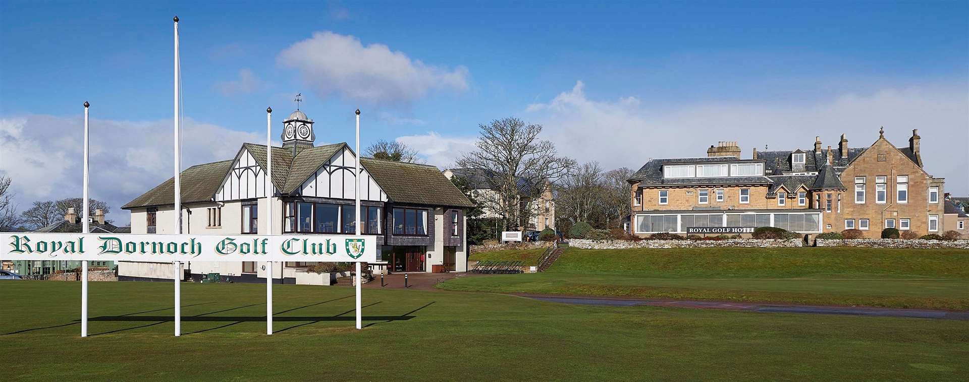 The property's Juliette balcony enjoys views towards the golf course.
