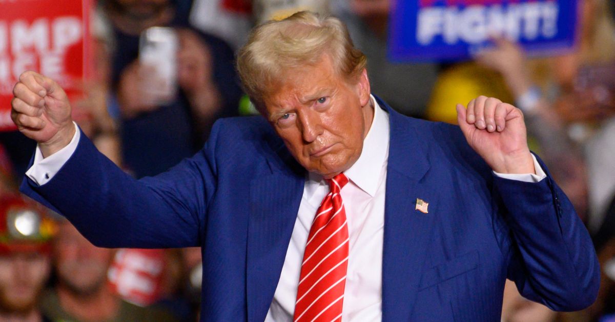 Trump's iconic dance moves have become quite a popular trend. BY: MEGA