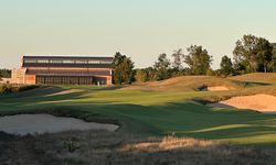 The gold course at Sand Valley Golf Resort