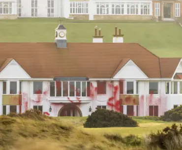 Activists Vandalize Trump’s Scottish Golf Course Over Gaza