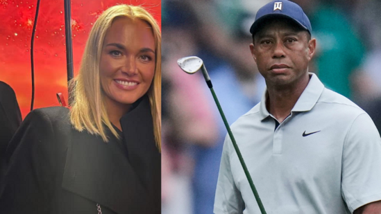 Tiger Woods and Vanessa Trump are reportedly in a low-key relationship.(AP and X/Kai Trump)