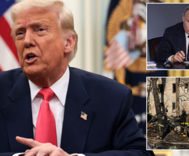 Donald Trump claims Vladimir Putin's bombing blitz is 'what anybody else would do' to Ukraine