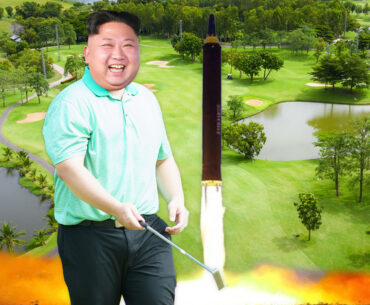 Kim Jong-un caught building secret missile base disguised as GOLF COURSE with launch pads under greens in satellite pics