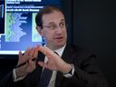 Former Canada Pension Plan Investment Board CEO Mark Wiseman speaks during an interview in Toronto, Ontario, Tuesday, January 27, 2015.