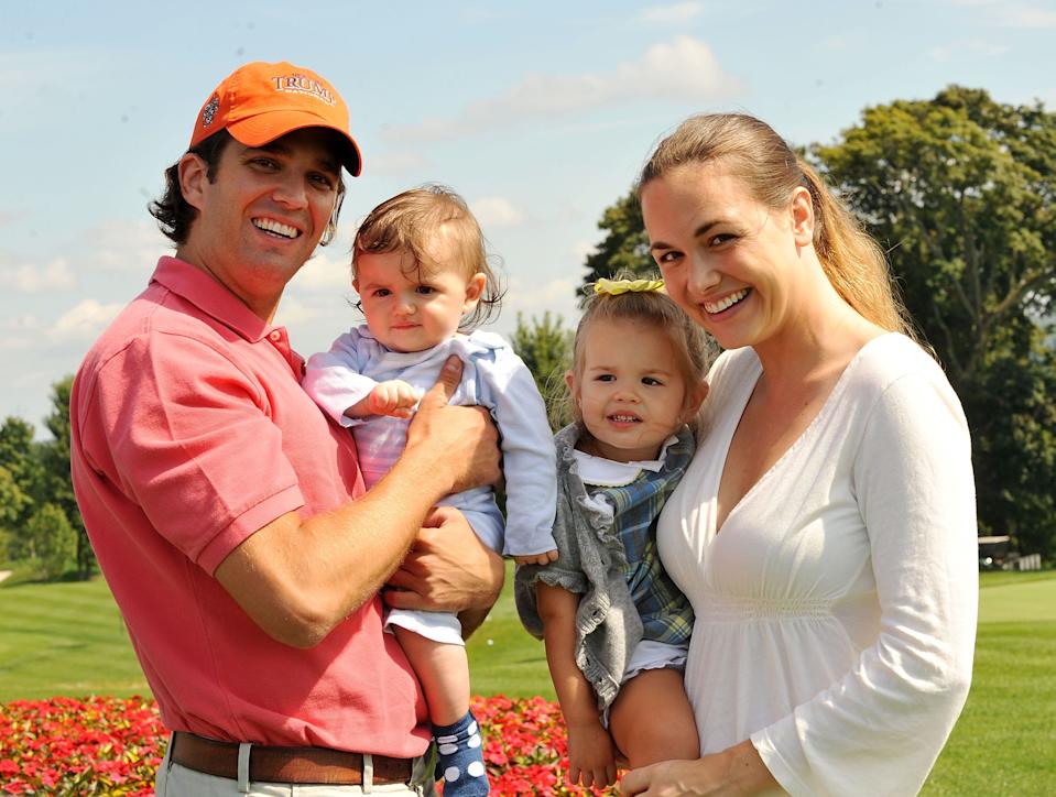 Donald Trump Jr., Donald John Trump III, Kai Madison Trump and Vanessa Trump attends the 3rd annual Eric Trump Foundation Golf Invitational at the Trump National Golf Club Westchester on September 15, 2009