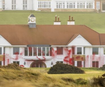Pro-Palestinian group vandalises Trump's famous golf resort in Scotland – Firstpost