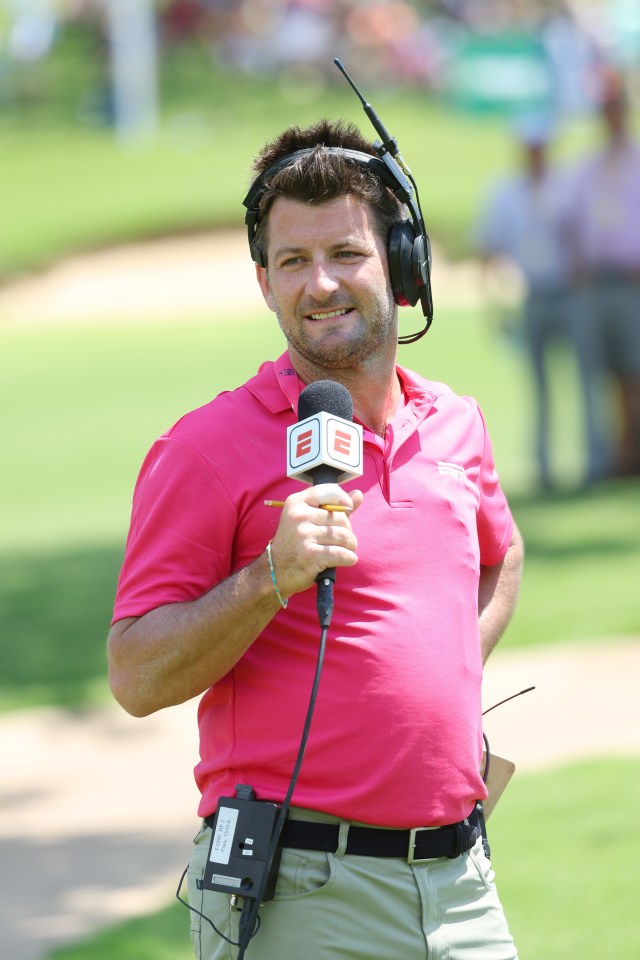 The 41-year-old now works as a TV golf analyst having last played on the Tour in 2023