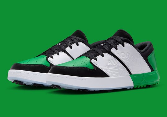 The Quirky Jordan Nu Retro 1 Golf Slips Into “Green Toe" Makeup