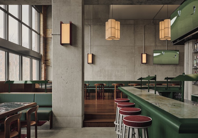 MUNI  Indoor Golf Club / Ivy Studio - Interior Photography, Wood, Chair