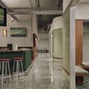 MUNI  Indoor Golf Club / Ivy Studio - Interior Photography, Kitchen, Lighting, Chair