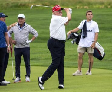 Watch: Viral video of Donald Trump 'limping' at golf course sparks concerns