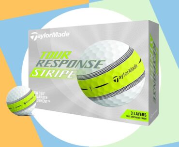 TaylorMade Golf Tour Response Stripe Golf Balls are 19% off on Amazon
