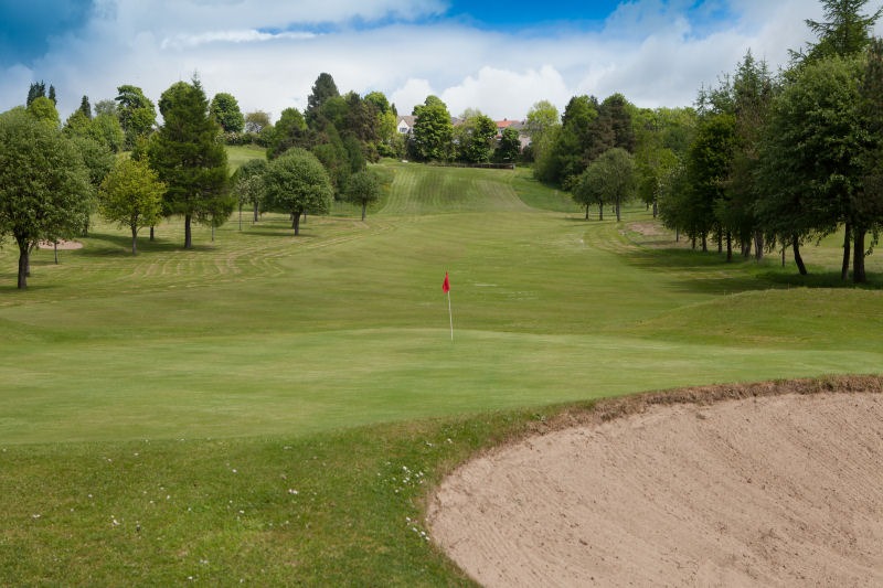 Dalmuir Golf Course in Glasgow, Scotland.