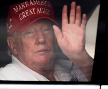 A weekend ritual for Trump's Florida die-hards to get a brief glimpse of their political hero
