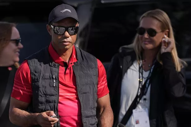 Tiger Woods arrived at last month's Genesis Invitational alongside Vanessa Trump