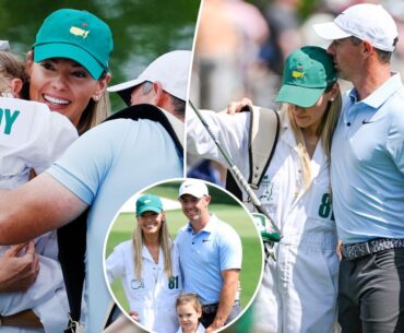 Rory McIlroy, wife Erica Stoll show subtle PDA at Masters after divorce drama