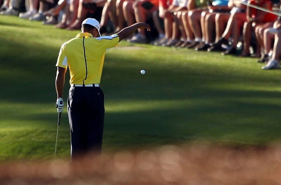 Woods' drop on 15 in 2013 is the stuff of legend