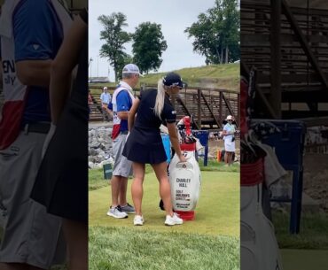 ￼ Charley Hull Smoking Darts mid Tournament😍🔥#lpga #golf #pgatour #girlgolfer #johndaly #goodgood