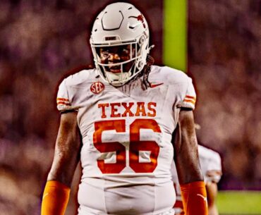 Cameron Williams College Football Highlights💥| Texas Right Tackle | NFL Draft Film