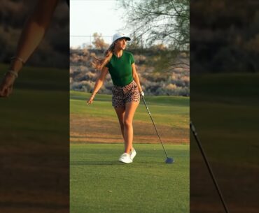 Swing Hard in case you hit it..⛳️🏌️‍♀️