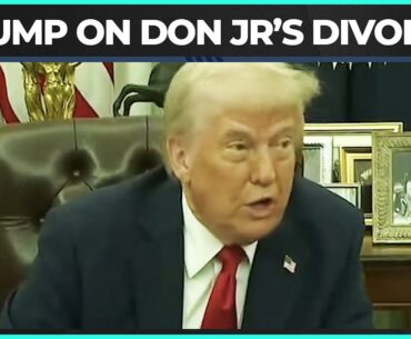 Trump Asked About Tiger Woods Dating Don Jr's Ex-Wife Vanessa Trump