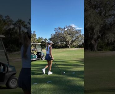 Practice makes perfect ⛳️ #golf #golfgirl #golfswing