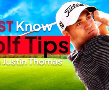 Justin Thomas Driving Range Session | MUST Know Golf Tips