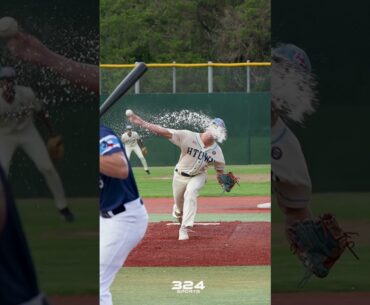 Pitcher leaves it all ON THE FIELD! 🤢⚾ #324sports #pitchers #baseball #highlights